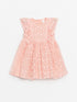 LC Waikiki Crew Neck Lace Baby Girl Dress
